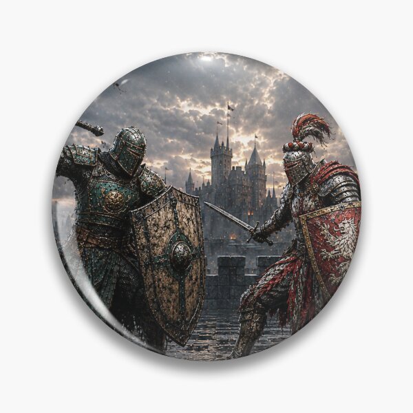 Item preview, Knight Duel, Medieval Epic Battle Scene designed and sold by Historim.