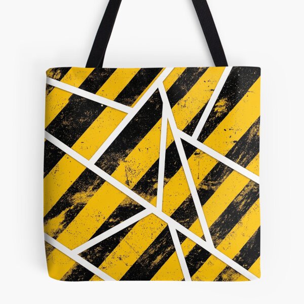 Item preview, Grunge Geometric Hazard Stripes designed and sold by TOM JACK.