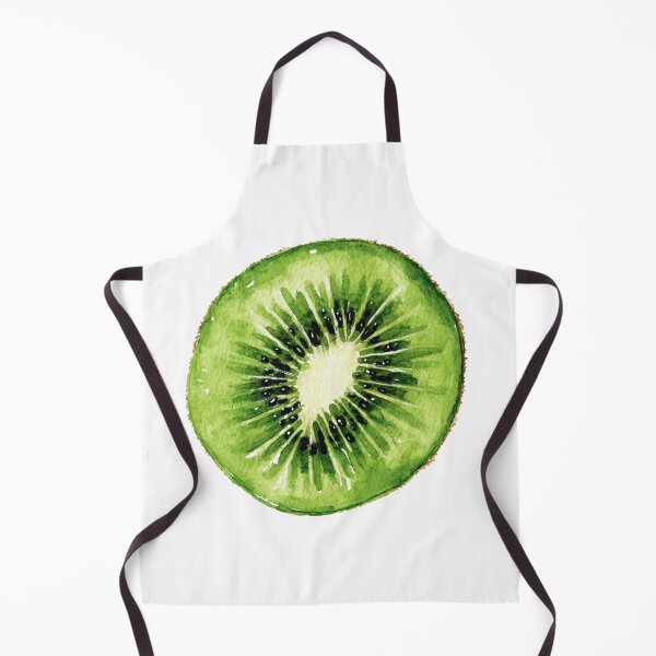 Item preview, Watercolor Kiwi Slice Aesthetic Sticker designed and sold by sillyweas.