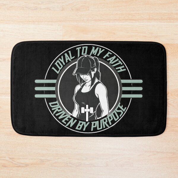 Item preview, Loyal To My Faith Driven By Purpose Christian Women Gym designed and sold by Bezuiden.