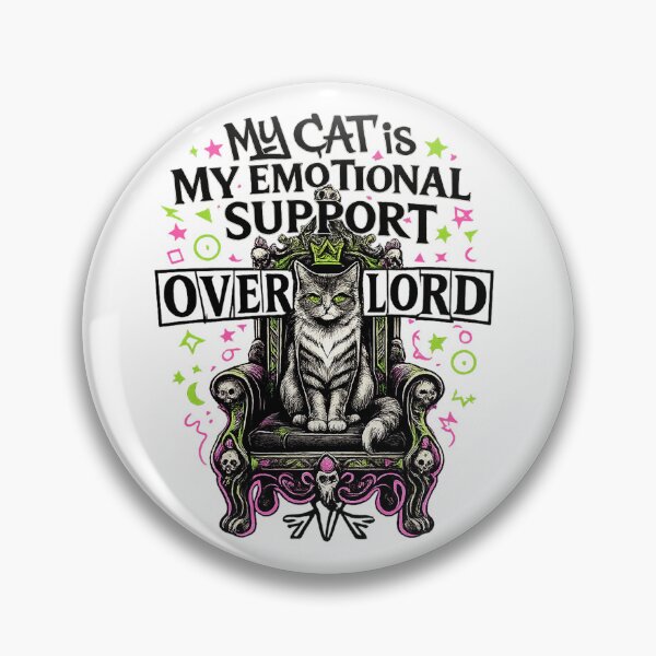 Item preview, My Cat Is My Emotional Support Overlord designed and sold by JTP Home Treausres.