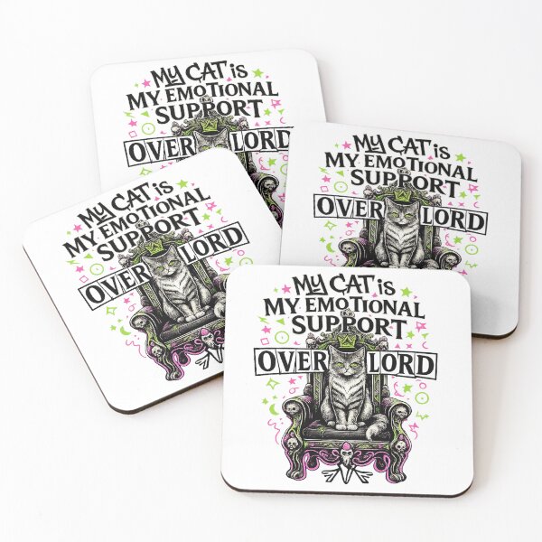 Item preview, My Cat Is My Emotional Support Overlord designed and sold by JTP Home Treausres.