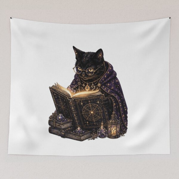 Item preview, Black cat read designed and sold by mahjh.