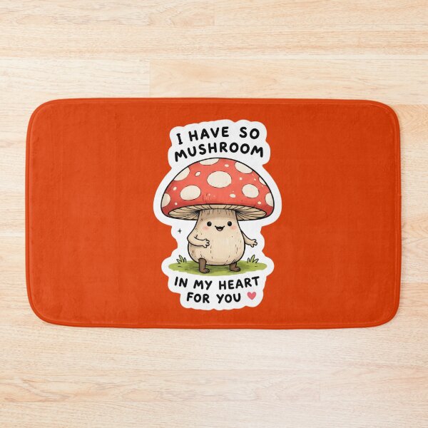 Item preview, Funny Inappropriate I Have So Mushroom In My Heart For You Cute Mushroom Sticker | Funny Pun Kawaii Design designed and sold by Bhaskar Digital Art.