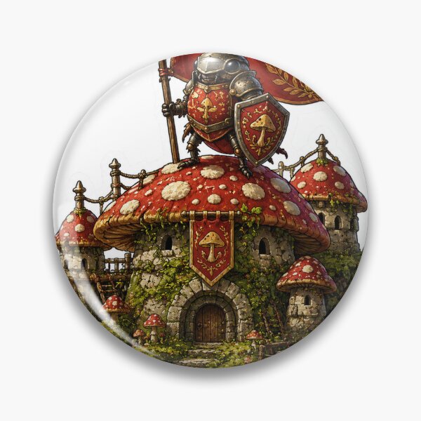 Item preview, Knight's Mushroom Cottage designed and sold by InkPixell.