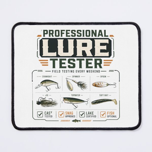 Item preview, Professional Lure Tester Funny Fishing Tackle Design designed and sold by 404CLOTHINGG.