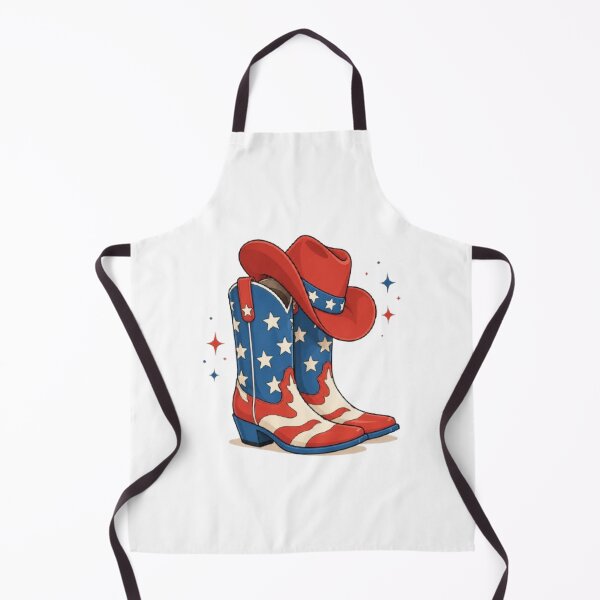 Item preview, Patriotic Cowboy Boots and Hat | American Western Fourth of July Design designed and sold by AveniaOficial.
