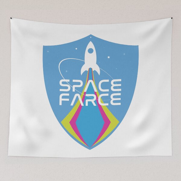 Item preview, Space Force Logo Insignia Space Farce designed and sold by surfacemaximus.