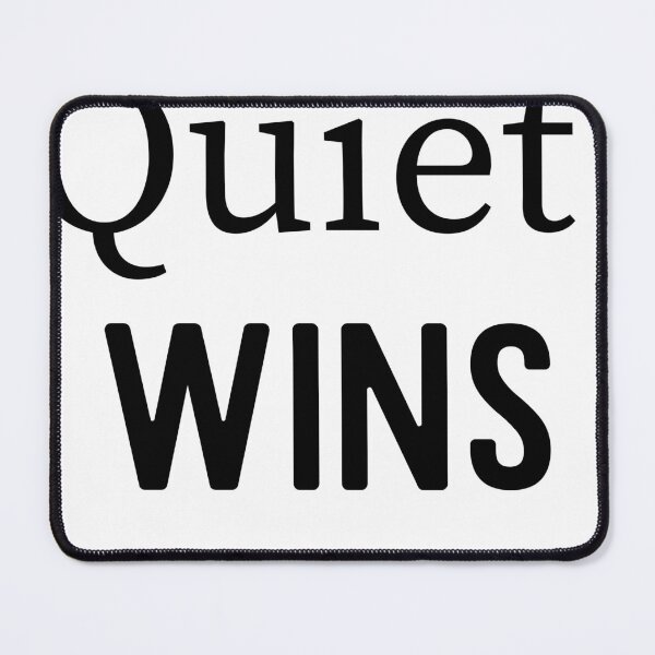Item preview, Quiet Wins Minimalist Introvert Power Quote Design designed and sold by FarazDesign110.