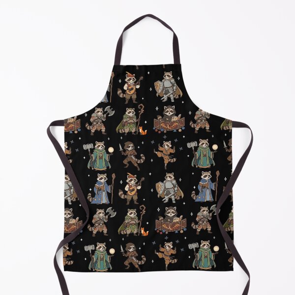 Item preview, DND RACCOONS, Dungeons and Dragons characters, RPG retro cartoon style designed and sold by DungeonAtelier.