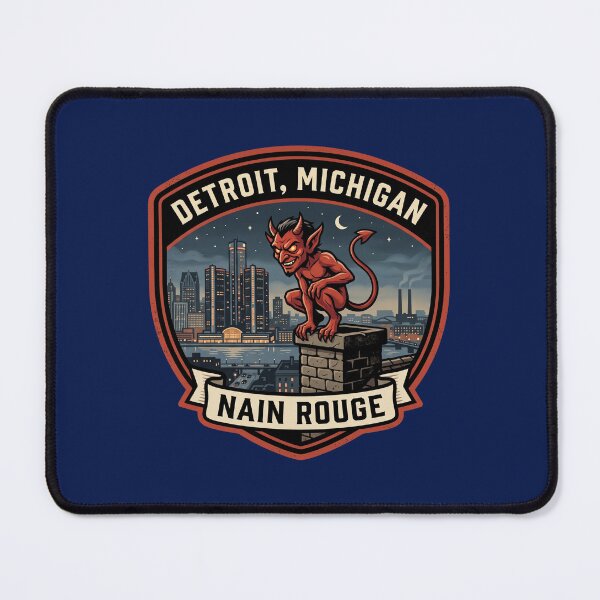 Item preview, Detroit, Michigan – Nain Rouge | National Park Badge Design designed and sold by ElNiro.