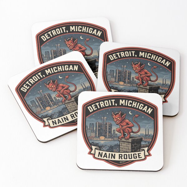 Item preview, Detroit, Michigan – Nain Rouge | National Park Badge Design designed and sold by ElNiro.
