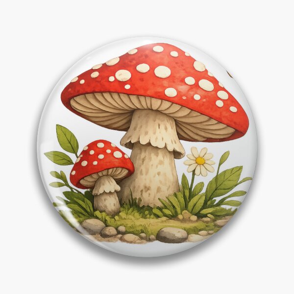 Item preview, mushroom with a butterfly designed and sold by Brejko.