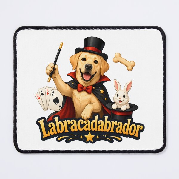 Item preview, Labracadabrador Magical Labrador Dog Pun designed and sold by aistrokeofart.
