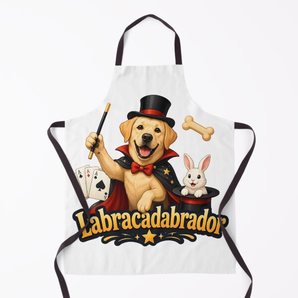 Item preview, Labracadabrador Magical Labrador Dog Pun designed and sold by aistrokeofart.