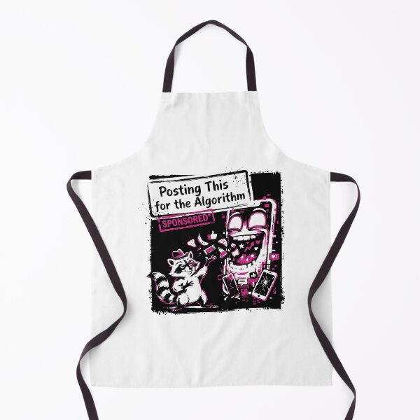 Item preview, Posting This for the Algorithm | Funny Raccoon Meme Social Media Art designed and sold by XYZ LAB by Jesuperman.