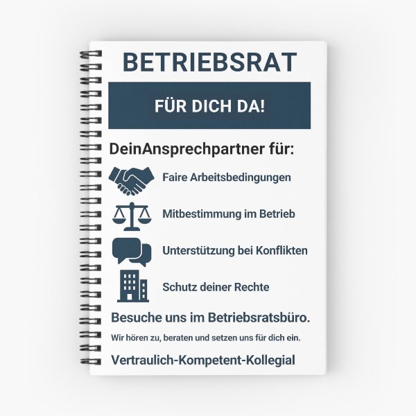 Artikelvorschau, Betriebsrat Für Dich Da – Vertraulich Kompetent Kollegial entworfen und verkauft von Spreesnake Design .