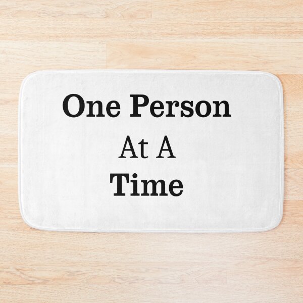 Item preview, One Person At A Time Funny Introvert Social Battery designed and sold by FarazDesign110.