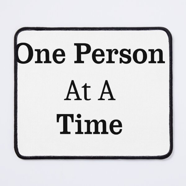 Item preview, One Person At A Time Funny Introvert Social Battery designed and sold by FarazDesign110.