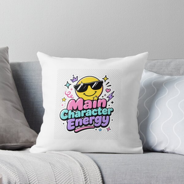 Item preview, Main Character Energy – Aesthetic Smiley Sticker | Gen Z, Positive Vibes & Cute Emoji designed and sold by VUstudio.