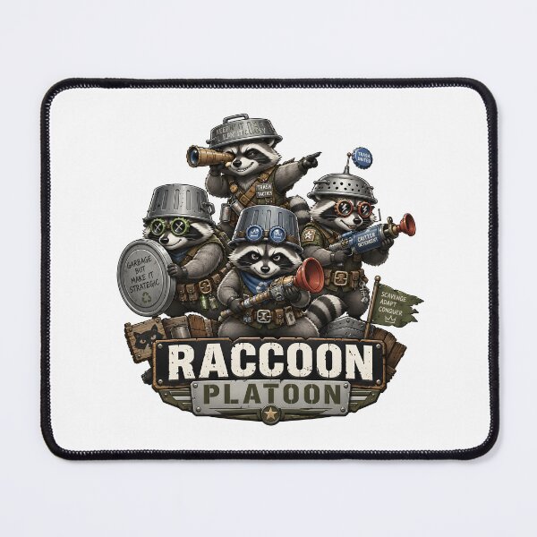 Item preview, Raccoon Platoon designed and sold by aistrokeofart.