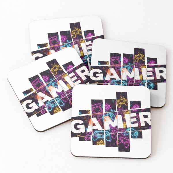 Item preview, Neon Gamer Glow Aesthetic - Retro Arcade Controller Grid designed and sold by Dzblack.