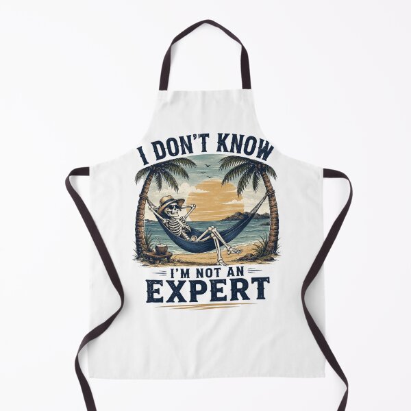 Item preview, I Don't Know Beach Skeleton Vintage designed and sold by MWSailingClub.