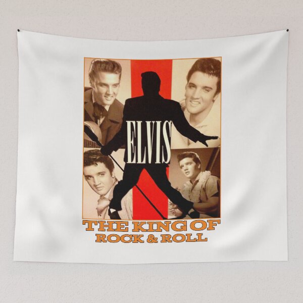 Item preview, Vintage 1950s Rock and Roll Guitarist - Retro Rockabilly King Art designed and sold by britjonny52.