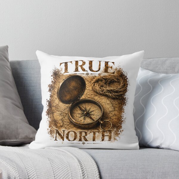 Item preview, True North – Vintage Compass Design designed and sold by SimplyArtLab.