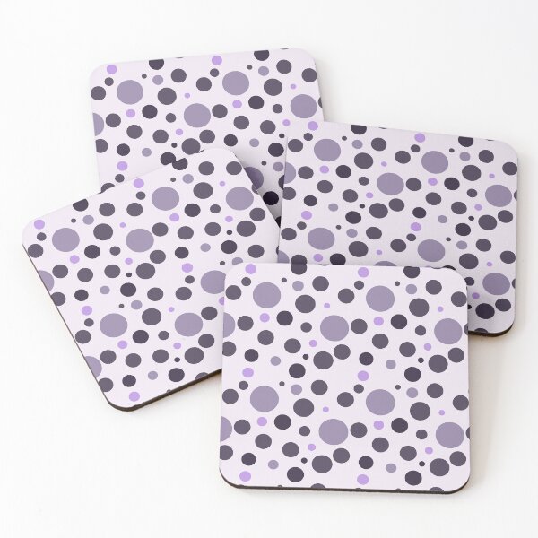Item preview, Minimalist Purple Polka Dot Pattern | Modern Lavender Geometric Background designed and sold by ViviNyks.
