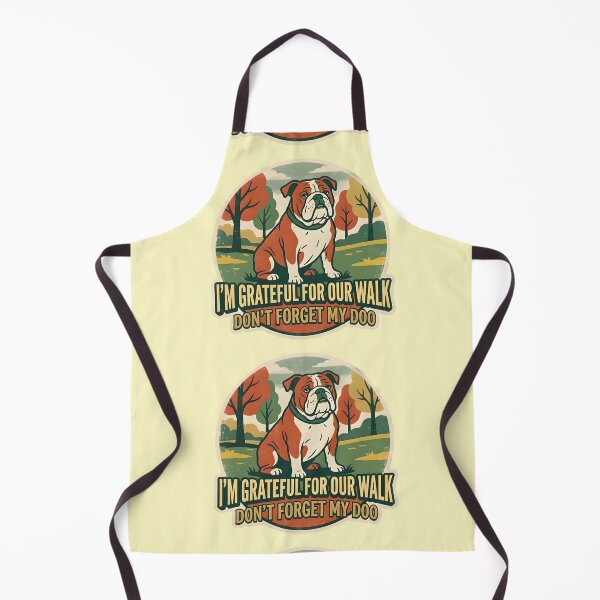 Item preview, Grateful for our walk - Bulldog - Don't forget my doo designed and sold by ParadoxParadox.