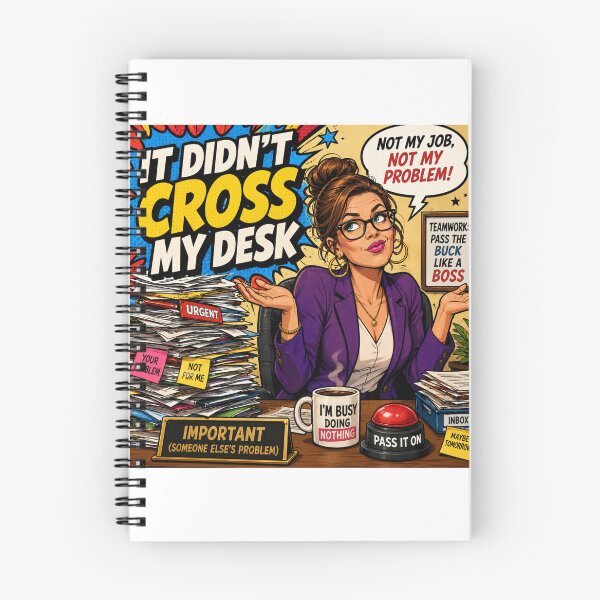 Item preview, Female It Didn't Cross My Desk designed and sold by AllThatIsWelsh.
