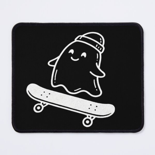 Item preview, Minimalist Skateboarding Ghost Pocket Halloween Shirt designed and sold by TeNovaStudio.
