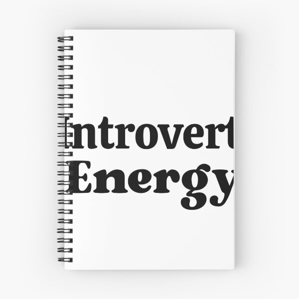 Item preview, Introvert Energy Cute Aesthetic Personality Trait Merch designed and sold by FarazDesign110.