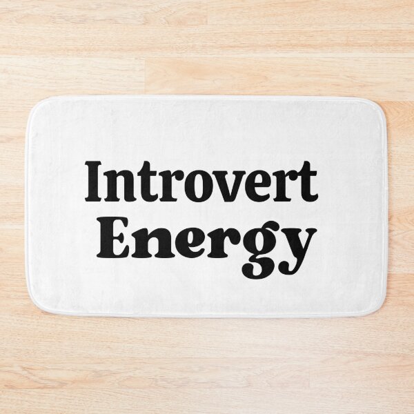 Item preview, Introvert Energy Cute Aesthetic Personality Trait Merch designed and sold by FarazDesign110.