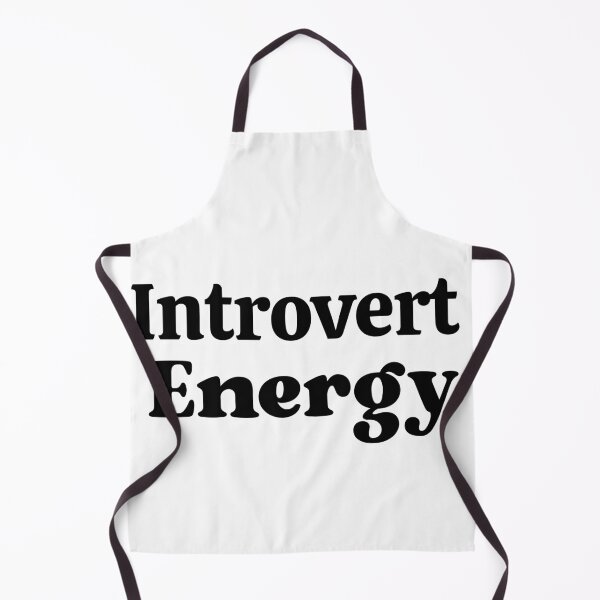 Item preview, Introvert Energy Cute Aesthetic Personality Trait Merch designed and sold by FarazDesign110.