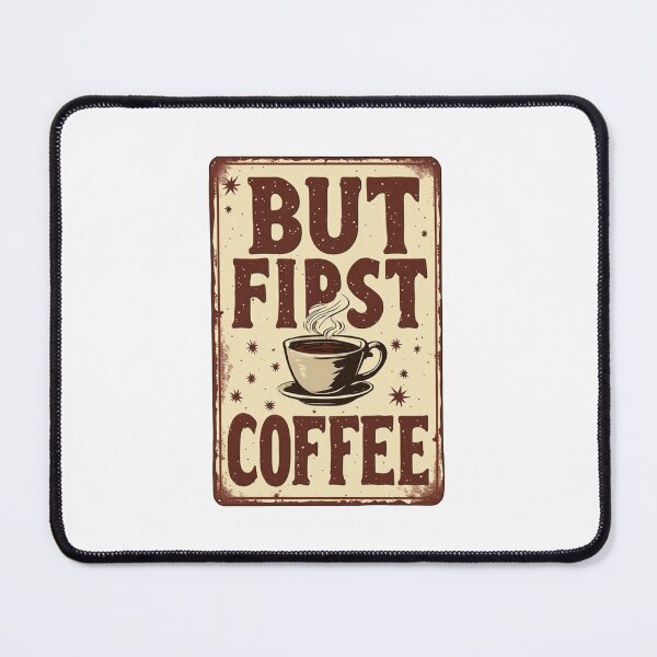 Item preview, But First Coffee designed and sold by halibutgoatramb.