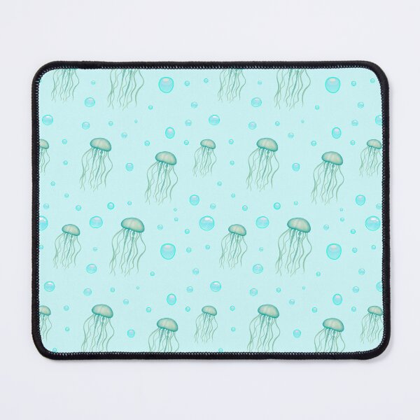 Item preview, Watercolor Jellyfish Floating Bubbles Ocean Aesthetic Art designed and sold by Art IN Pack.
