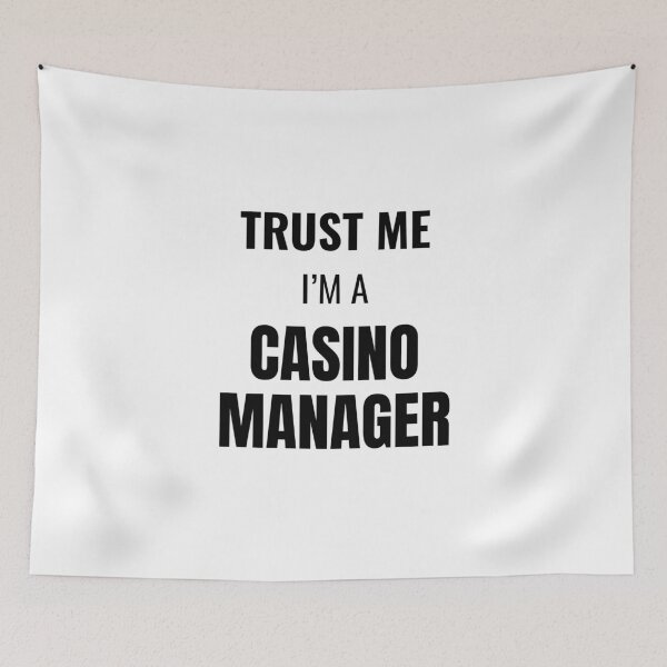 Item preview, Trust Me I'm a Casino Manager (Black) designed and sold by ShipCrewNation.