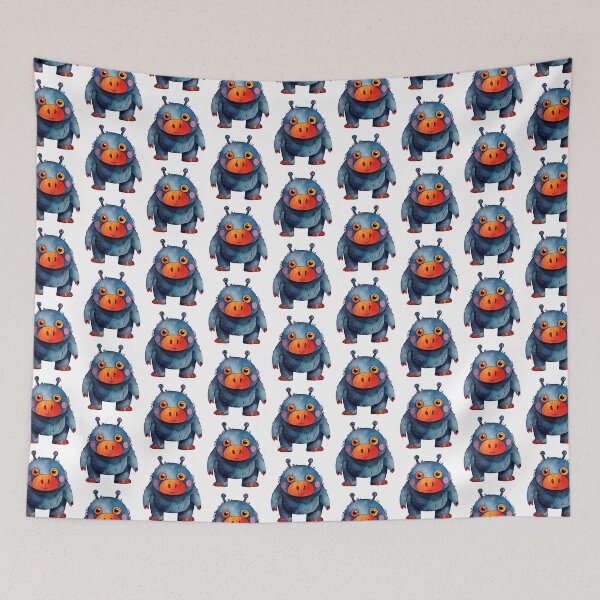 Item preview, Adorable monstruo de fantasía, colorido y con acuarelas. designed and sold by Zazizu.