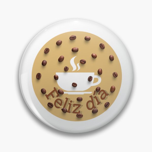 Item preview, Happy Day Circle with Coffee Beans designed and sold by Lorens Designs.