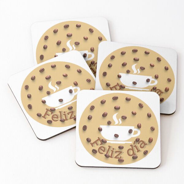 Item preview, Happy Day Circle with Coffee Beans designed and sold by Lorens Designs.