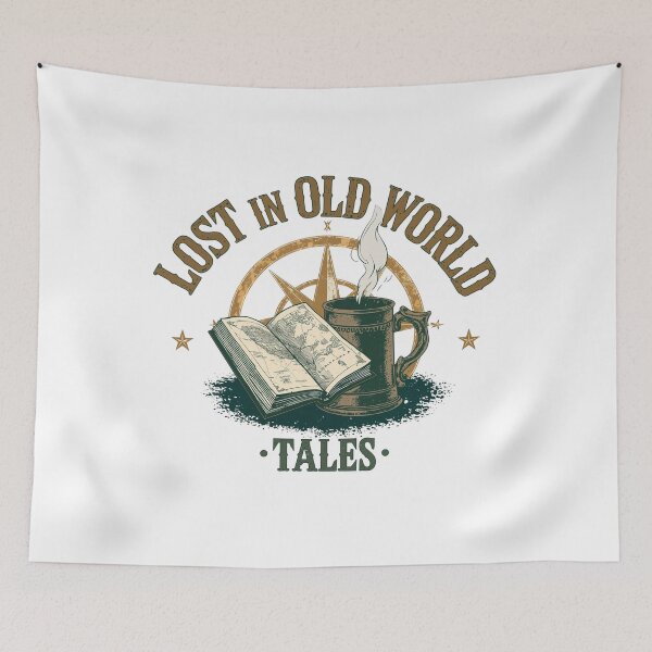 Item preview, Vintage Old World Tales Mug Aesthetic designed and sold by Coffread.