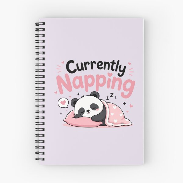 Item preview, Currently Napping Cute Sleeping Panda Kawaii Funny Lazy Quote Sticker designed and sold by Sanika arts .