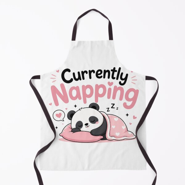 Item preview, Currently Napping Cute Sleeping Panda Kawaii Funny Lazy Quote Sticker designed and sold by Sanika arts .
