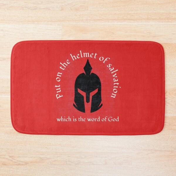 Item preview, Put on the helmet of salvation designed and sold by Kingdompurpose.