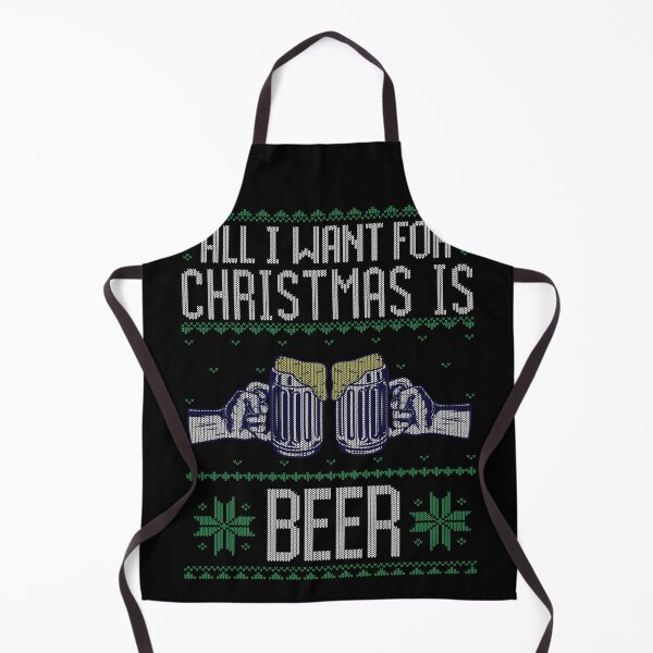 Item preview, All I Want For Christmas Is Beer Ugly Funny Beer Lover designed and sold by clickbongski.