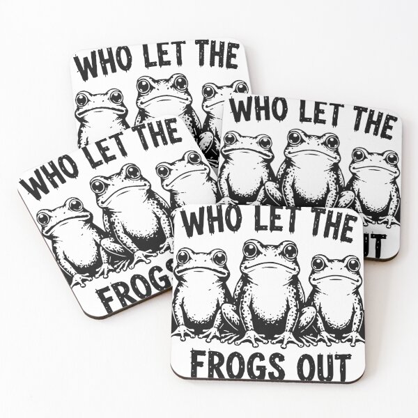 Item preview, Who Let The Frogs Out Funny Frog designed and sold by Odd Culture Supply.