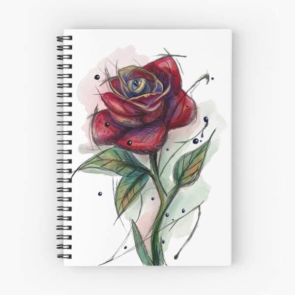 Item preview, Gothic Surreal Rose Eyeball Watercolor Sketch Dark Art Tattoo Style designed and sold by Daily-chaos.
