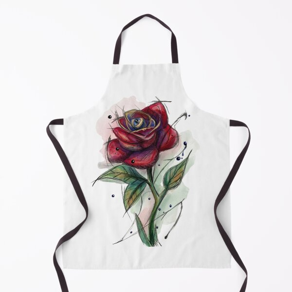 Item preview, Gothic Surreal Rose Eyeball Watercolor Sketch Dark Art Tattoo Style designed and sold by Daily-chaos.